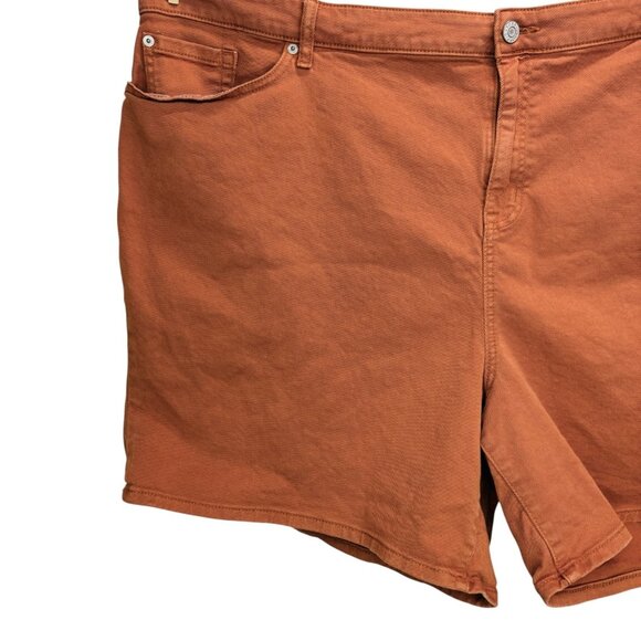 Torrid 5'' Perfect High-Rise Short Caramel Cafe Vintage Stretch Plus Size 28 - Picture 5 of 11
